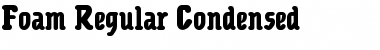 Foam Regular Condensed Regular Font