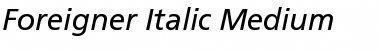 Foreigner-Italic Font