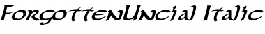 ForgottenUncial Font