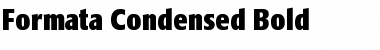 Formata-Condensed Bold Font