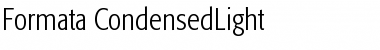Formata-CondensedLight Font