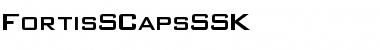 FortisSCapsSSK Regular Font