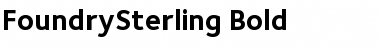 FoundrySterling-Bold Regular Font