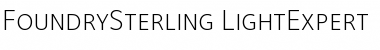 Download FoundrySterling-LightExpert Font Download FoundrySterling-LightExpert Font