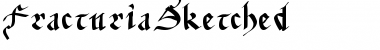 Download FracturiaSketched Font Download FracturiaSketched Font