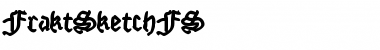 FraktSketchFS Regular Font