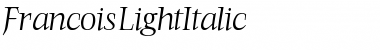 Download FrancoisLightItalic Font Download FrancoisLightItalic Font