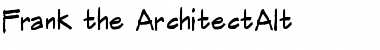 Download Frank the ArchitectAlt Font Download Frank the ArchitectAlt Font