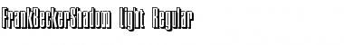 Download FrankBeckerShadow-Light Font Download FrankBeckerShadow-Light Font