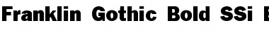 Franklin Gothic Bold SSi Font