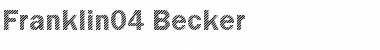 Franklin04 Becker Font