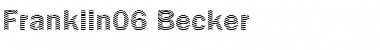 Franklin06 Becker Font