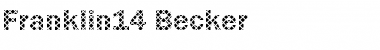 Download Franklin14 Becker Font Download Franklin14 Becker Font