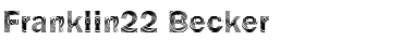 Franklin22 Becker Regular Font