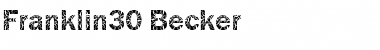 Download Franklin30 Becker Font Download Franklin30 Becker Font