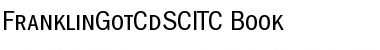 FranklinGotCdSCITC Font FranklinGotCdSCITC Font