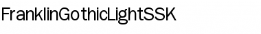 FranklinGothicLightSSK Regular Font