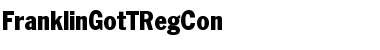 FranklinGotTRegCon Regular Font