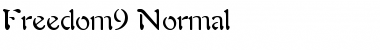 Freedom9 Normal Font