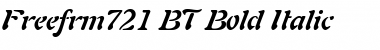 Freefrm721 BT Font