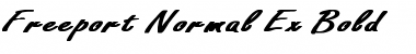 Freeport-Normal Ex Bold Font