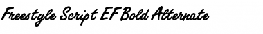 Freestyle Script EF Bold Alternate Regular Font