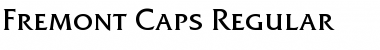 Fremont-Caps Regular Font