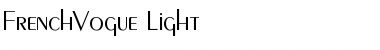 FrenchVogue-Light Regular Font