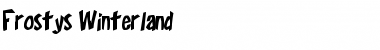 Download Frosty's Winterland Font Download Frosty's Winterland Font