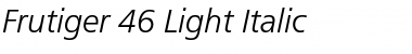 Download Frutiger 45 Light Font