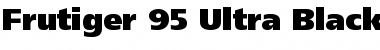 Download Frutiger 95 UltraBlack Font