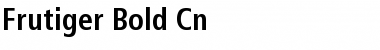 Download Frutiger Bold Cn Font