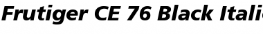 Frutiger CE 55 Roman Bold Italic