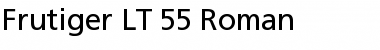 Download Frutiger LT 55 Roman Font