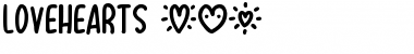 Lovehearts XYZ Regular Font