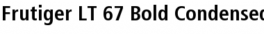 Download Frutiger LT 67 BoldCn Font