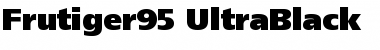 Download Frutiger95-UltraBlack Font
