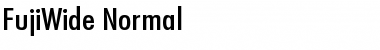 FujiWide Normal Font