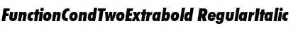 FunctionCondTwoExtrabold Font