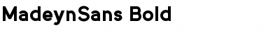 MadeynSans Bold Font