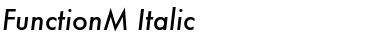 FunctionM Italic