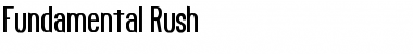 Fundamental Rush Regular Font
