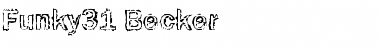 Funky31 Becker Font