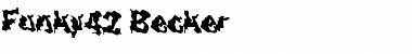 Funky42 Becker Font