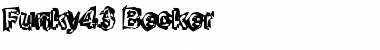 Download Funky43 Becker Font Download Funky43 Becker Font
