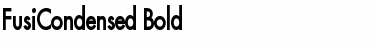 FusiCondensed Bold