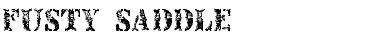 Fusty Saddle Regular Font