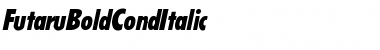 FutaruBoldCondItalic Font