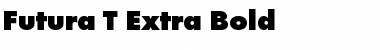 Download Futura T Extra Bold Font
