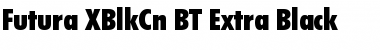 Futura XBlkCn BT Extra Black Font